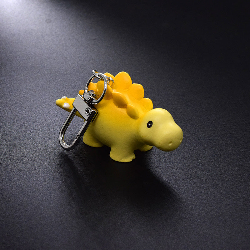 Wholesale Cartoon Dinosaur Resin Rhino Keychain